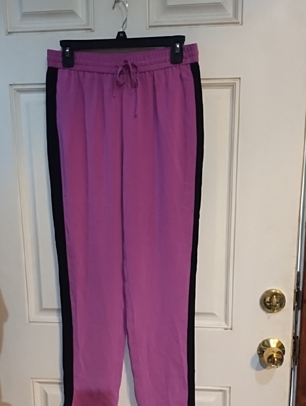 DKNY Vibrant Pink Elastic Waist Pants
